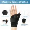 Malloraned Thumb Brace Left Hand,Spica Splint,Wrist Guard,One Size,Black view 2