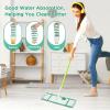 4 Pack Mop Pads Compatible with Libman Wet & Dry Microfiber Mop, Reusable Easy to Replace Microfiber Cloth Mop Head Pads, Washable Mop Replacement Head for Multi-Surface Floor Cleaning 18.5 * 6.7inch view 3