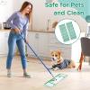 4 Pack Mop Pads Compatible with Libman Wet & Dry Microfiber Mop, Reusable Easy to Replace Microfiber Cloth Mop Head Pads, Washable Mop Replacement Head for Multi-Surface Floor Cleaning 18.5 * 6.7inch view 4