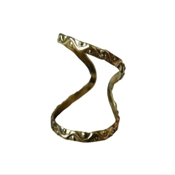 Brass Finger Splint ring, trigger finger splint for middle finger, Handmade ring for men women | Splint Ring for PIP or DIP Joint Arthritis Rose gold Ring Thumb Jewelry, (13)
