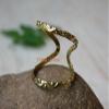 Brass Finger Splint ring, trigger finger splint for middle finger, Handmade ring for men women | Splint Ring for PIP or DIP Joint Arthritis Rose gold Ring Thumb Jewelry, (13) view 4