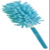Microfiber Duster Fuzzy Stick (Blue) view 1
