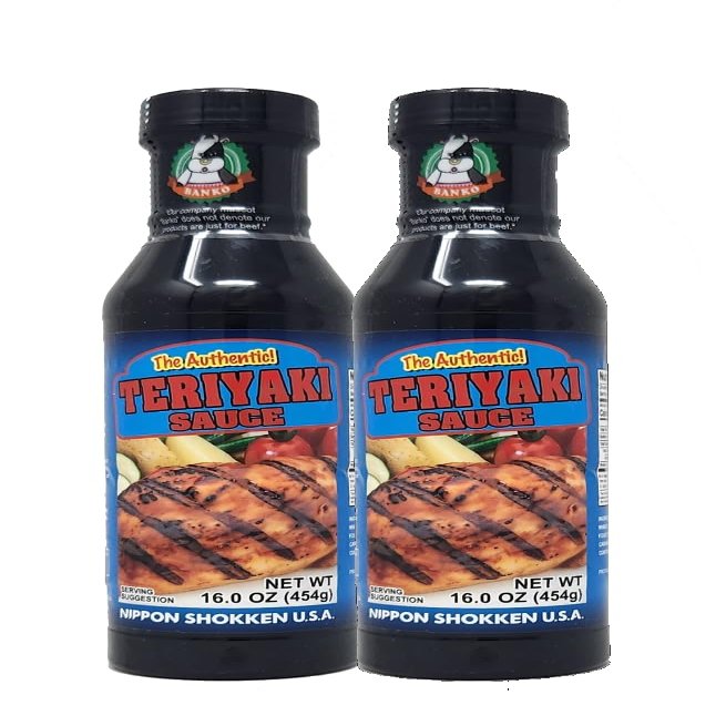 2 pack Nippon Shokken Yaniku Teriyaki Sauce Asian Citrus (16oz, The Authentic Teriyaki)