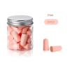 BMXWL 10/24/60pcs Comfortable Earplugs Antinoise Ear Plugs Sleep Noise Reduction Ear Protector for Sleep Soft Foam Earplugs Anti-Noise(Pink 24PCS) view 2