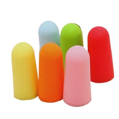 BMXWL 10Pairs Soft Orange Foam Ear Plugs Tapered Travel Sleep Noise Prevention Earplugs Noise Reduction for Travel Sleeping(Pink)