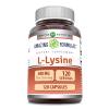 Amazing Formulas L-Lysine 500 mg Capsules Amino Acid Supplement | Non-GMO | Gluten Free | Made in USA (120 Count) view 1