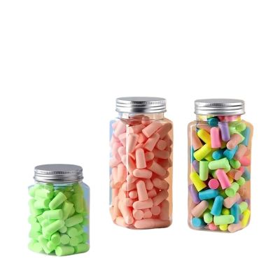 BMXWL 10/24/60pcs Comfortable Earplugs Antinoise Ear Plugs Sleep Noise Reduction Ear Protector for Sleep Soft Foam Earplugs Anti-Noise(Mixed 24PCS)