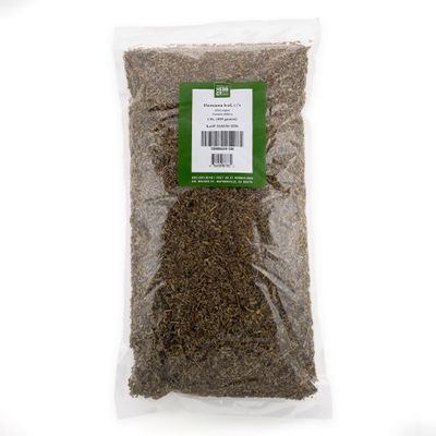 Damiana Leaf Cut & Sifted, by Herb Co, Turnera diffusa, Old Woman's Broom, from Mexico, Kosher, for Herbal Tea Blends, Salads, Soups & Cooked Vegetables, 1 lb
