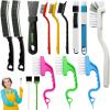 14Pcs Small Crevice Cleaning Brush Set, Groove Gap Cleaning Tool for Cleaning Kitchen,Bathroom, Corner, Sink,Door,Window Track,Cup view 1