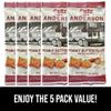 HK Anderson Peanut Butter Filled Pretzel Nuggets - 2.5 oz - Bulk - (Pack of 5) Packaged and Distributed by Casi Home view 4