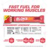 Clif Shot Bloks Sour Strawberry Lemonade Energy Chews with 25mg Caffeine - USDA Organic, Natural Ingredients, Easy-to-Dispense Electrolyte & Endurance Energy Support, 18-Pack for Athletes and Cycling view 4