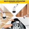 Electric Spin Scrubber, Cordless Shower Cleaning Brush with 3 Replaceable Brush Heads, Handheld Cleaning Brush for Tub Shower Tile Floor Bathroom Glass Car view 2