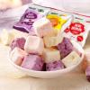 Fruit freeze-dried yogurt chunks, freeze-dried ice cream, freeze-dried candies, crispy and dried strawberry blueberry and peach, instant breakfast, milk sugar, wedding candy, vegan (50 packs)