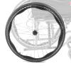 1 Pair 24 Inch Solid Rear Wheel Replacement for Manual Wheelchairs, 24  1 1/4 - TY Polyurethane Wheels Wheelchair Wheels Assembly view 1