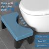 Valcla Toilet Stool Household Thickened Non Slip Toilet Stool Toilet Stool Washroom Pedestal Stool Bathroom Cushion Footstools(Blue) view 4