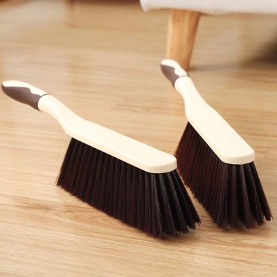 2 Pieces Soft Bristle Cleaning Brush, Cleaning Brush, Be Hanging Dust Brush, Hand Broom Brush for Cleaning Car, Bed, Counter, Draft, Garden, Furniture, Fireplace, Clothes, Household Cleaning (2)