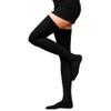 20-30mmHg Compression Stockings for Women & Men, WINGEDSOUL Thigh High Closed Toe Compression Socks for Women, Graduated Support Compression Stockings for Edema,Black,X-Large view 1