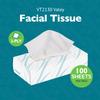 Morcon Valay Facial Tissue Paper | Soft, Absorbent Hand and Face Wipes, Premium Facial Tissues Boxes for Personal Care, 30 Pack of White 2-Ply Tissues | 100 sheets Per Box view 2