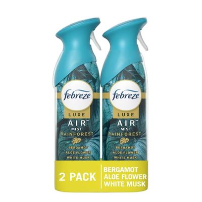 F.e.b.r.e.z.e Air Mist, Odor-Fighting Air Freshener(Mist) (Rainforest)