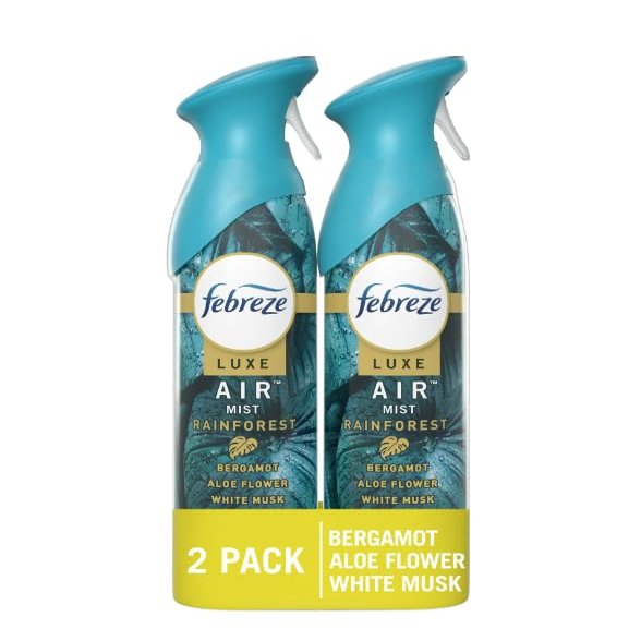 F.e.b.r.e.z.e Air Mist, Odor-Fighting Air Freshener(Mist) (Rainforest)