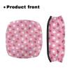 Rnyleeg Rollator Walker Accessories for Ladies Cute Pink Strawberry Daisy Floral Print Rollator Walker Seat and Backrest Rollbar Covers view 2