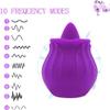 2024 Upgraded Shape Roses 10 Modes Toy Function Handheld Tool Travel Easy Cleaning Birthday Party Gift Purple SZ156 view 3
