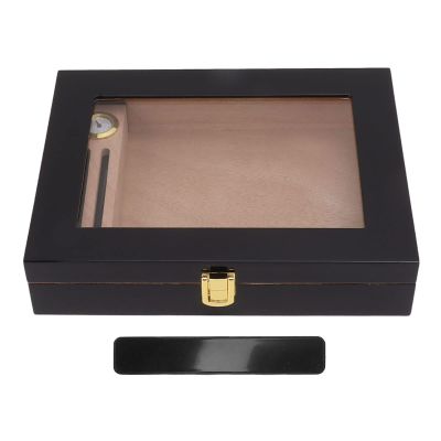 Cigar Humidors Box Portable Transparent Window Cigar Storage Case for Cigar Enthusiasts
