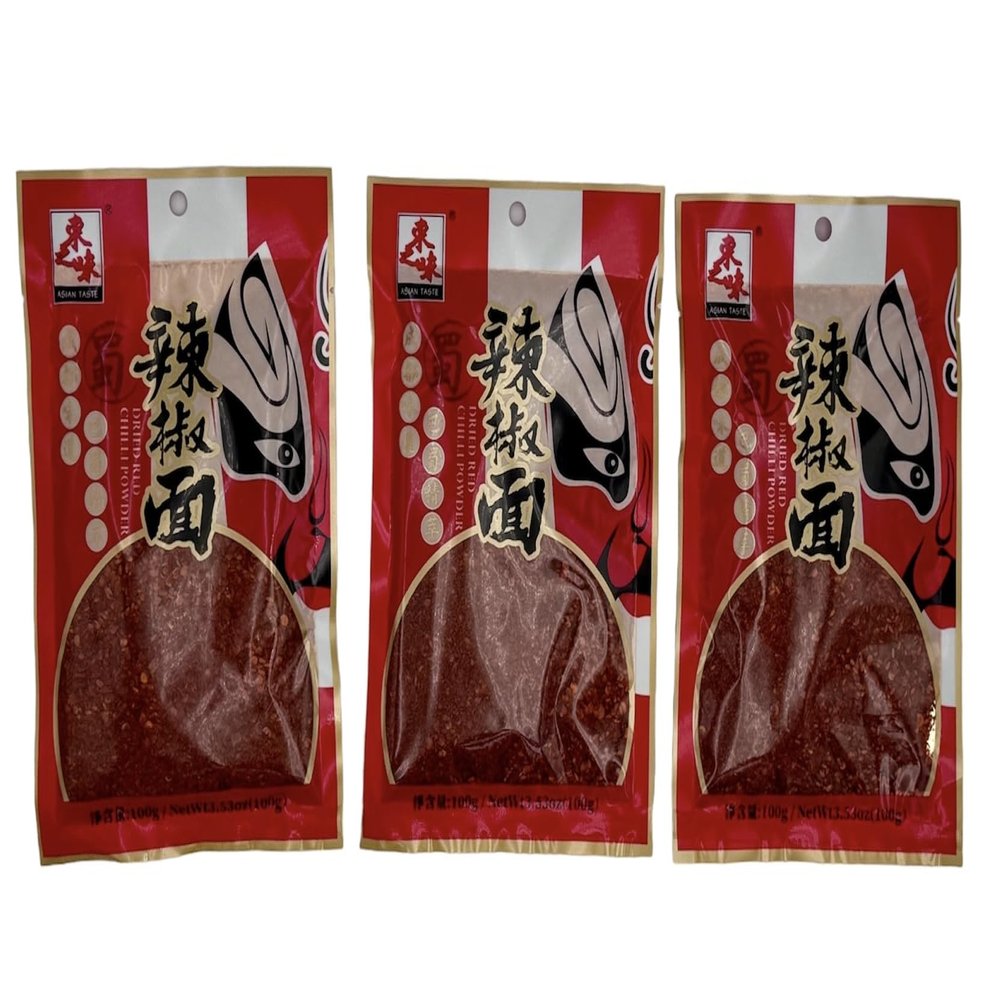 Asian Taste Dried Red Chilli Powder 3.53oz (3 pack)