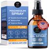 Organic Organic Magnesium Oil Spray for Feet, Sleep & Sore Muscles  100% Pure Ancient Zechstein Mg Chloride, Topical Formula for Natural Relaxation, Body Massage, Leg Cramps & Workout Relief view 1