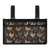 Gomyblomy Wheelchair Side Bag Wheelchair Armrest Pouch Lightweight Side Storage Organizer Bag for Power Wheelchairs, Walkers, Rollators, Electric Scooters, Rooster Chicken Pattern view 1