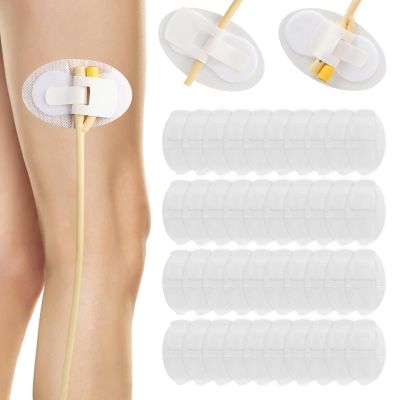 40 PCS Catheter Stabilization Devices, Catheter Urinary Leg Bag Legband Holder Legband Holder Sticker, Leg Band Urinary Stabilizer Adhesive Sticker Patch Accessories Foley Catheter Leg Anchor Bandages