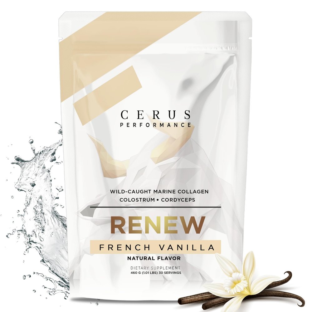 Cerus Performance Renew Premium Athletic Blend  Enhance Performance, Boost Recovery, Support Joint Health & Stamina  Ideal for Athletes & Strength Trainers, 30 Servings