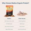 GLADIUS Organic Plant Based Protein Powder | Chocolate | 15 Servings | 21g of Protein | Plant Based | No Sugars Added | Rich in Probiotics view 4