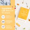Sunshine Tea Gift Box Care Package for Women  Self Care Set with Handmade Mug, Mini Citrus Tea, Natural Lip Balm  Box of Sunshine Birthday, Get Well Soon, Thinking of You Gift view 2