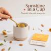 Sunshine Tea Gift Box Care Package for Women  Self Care Set with Handmade Mug, Mini Citrus Tea, Natural Lip Balm  Box of Sunshine Birthday, Get Well Soon, Thinking of You Gift view 3