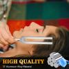 Tuning Forks for Healing (128Hz, 256Hz, 512Hz),Weighted & Unweighted Tuning Forks Set,with Reflex Hammer for Healing Chakra Set,Essential Yoga,Healing/Sound Therapy,Gift for Women view 3