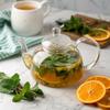 Citrus Mint Green Tea  Refreshing Loose Leaf Blend with Green Tea, Orange, Lemon, Lemongrass and Spearmint  Low Caffeine  Hot or Iced  60 to 80 Cups  No Added Sugar  Hand Crafted in USA - Plum Deluxe view 3