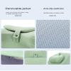 Face Down Pillow, Wedge Pillow with Neck Support, Prone Sleep Pillow, Sleeping On Stomach Pillow,Home Massage Pillow Washable Cover,with Face Down Massage Prone Pillow Function(White and Blue) view 2