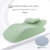 Face Down Pillow, Wedge Pillow with Neck Support, Prone Sleep Pillow, Sleeping On Stomach Pillow,Home Massage Pillow Washable Cover,with Face Down Massage Prone Pillow Function(White and Blue) view 4