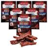Bridgford Sweet Baby Rays Beef Jerky Sweet N Spicy 6.2 oz Pack of 6 - High Protein Sweetened Spicy Beef Jerky for Your Dietary Preference - Ready-to-Eat Snacks for On-the-Go Snacking view 1