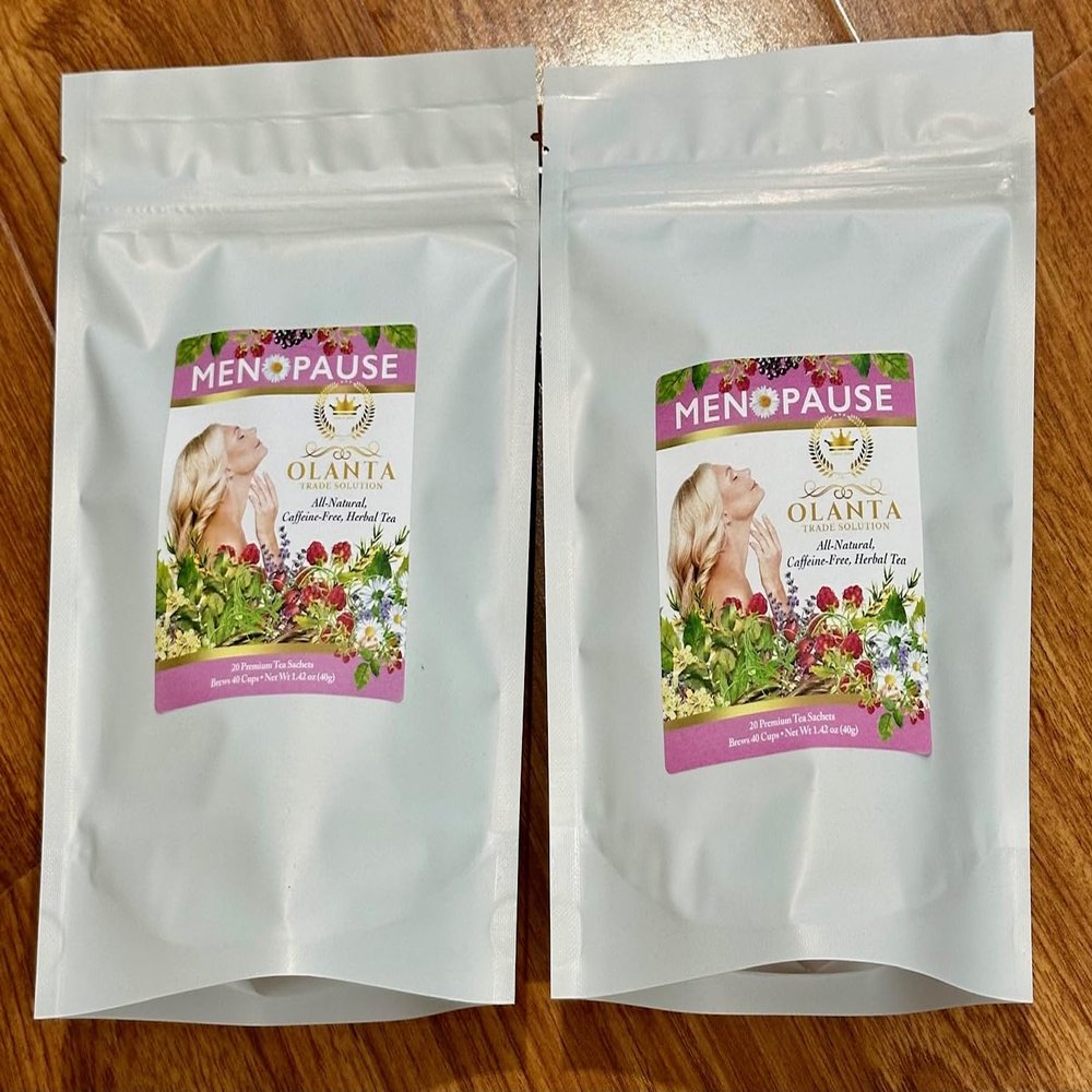 Menopause Tea Support - Post Menopause Vitamins for Women, Natural Menopause Support, Energy Supplements, Natural Menopause Support Cooling Products - 40 Premium Tea Sachets