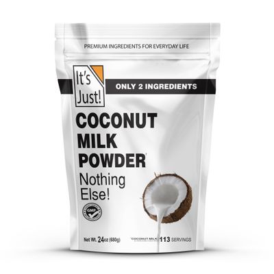It's Just - Coconut Milk Powder, 24oz, Dairy-Free, Coconut Milk Beverage, Keto Friendly, MCTs, Two Ingredients, Non-GMO, Product of Sri Lanka