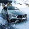 Front Bumper Lip, Compatible for Mercedes CLA Class C118 CLA45 A-MG 2019-2023 Spoiler Splitter Diffuser Canard Lip Car Accessories(Glossy Black) view 4