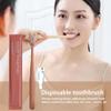 10Pcs Individually Wrapped Disposable Toothbrushes with Toothpaste,Ensure Clean and Hygienic,Soft Bristles Tooth brushes for Dental Care, Travel Toothbrush for Home Hotel Travel (Orange, One Size) view 2
