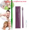 10Pcs Individually Wrapped Disposable Toothbrushes with Toothpaste,Ensure Clean and Hygienic,Soft Bristles Tooth brushes for Dental Care, Travel Toothbrush for Home Hotel Travel (Orange, One Size) view 4