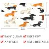 Non Slip Bathtub Mat Dachshund Bathroom Shower Tub Mats with Suction Cups and Drain Holes for Kids and Adults 15.7x27.9 in view 4