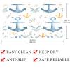 Non Slip Bathtub Mat Anchor and Plant Bathroom Shower Tub Mats with Suction Cups and Drain Holes for Kids and Adults 15.7x27.9 in view 4