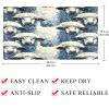 Non Slip Bathtub Mat Retro Sheep Pattern Bathroom Shower Tub Mats with Suction Cups and Drain Holes for Kids and Adults 15.7x27.9 in view 4