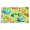 Non Slip Bathtub Mat Cartoon Caterpillar Bathroom Shower Tub Mats with Suction Cups and Drain Holes for Kids and Adults 15.7x27.9 in view 1