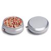 Round Pill Box 3 Compartment Portable Medicine Pill Case One Size Pill Box for Pocket Pill Organizer and Vitamin Containers for Travel view 3